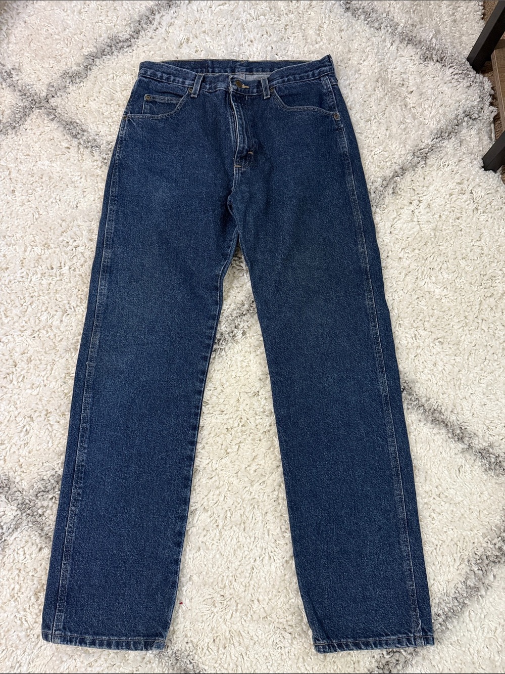 Wrangler Men's Straight Jeans - Indigo Blue
